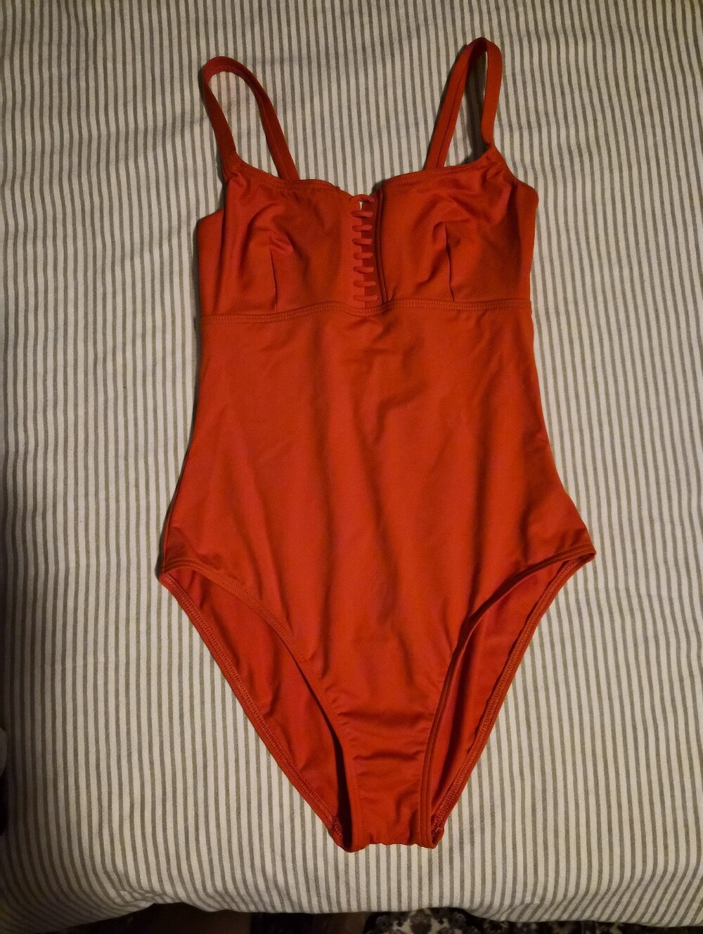 Red One-Piece Swimsuit